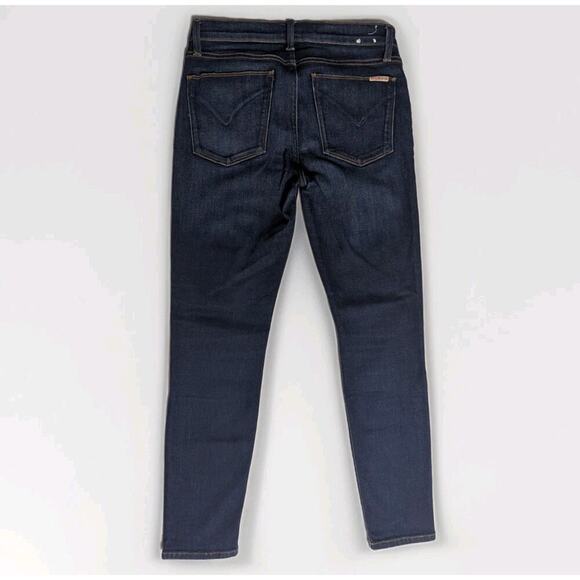Hudson Natalie Super Skinny Jeans Womens 29 Denim Pockets Blue Medium Wash Zip - Picture 6 of 12